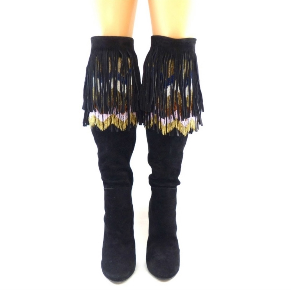🔥 PRICE DROP JIMMY CHOO "BILL" FRINGE BOOTS